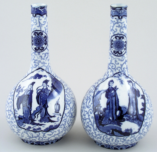 Vases Pair of c1920s